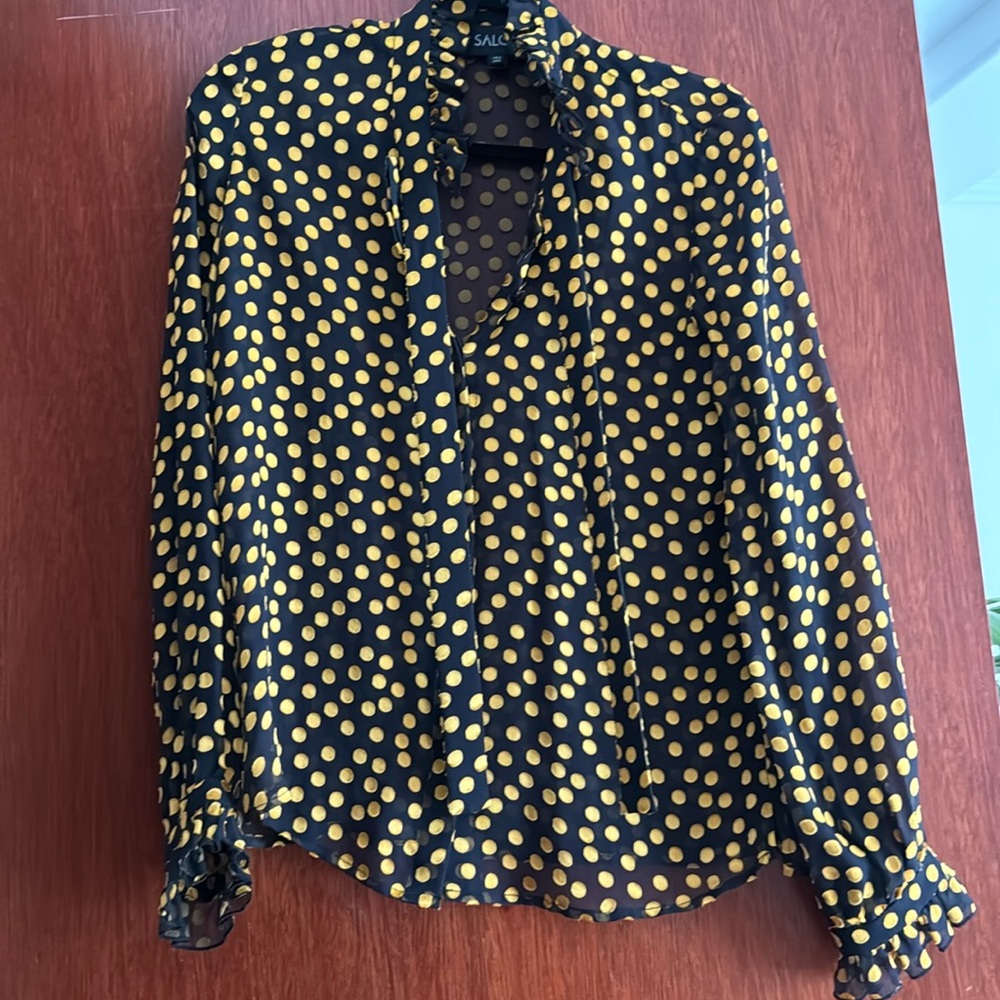 Polka dot blouse